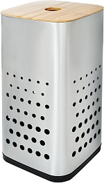 WeltWasser Корзина для белья WW Lety MT 50L сталь матовая – фотография-2